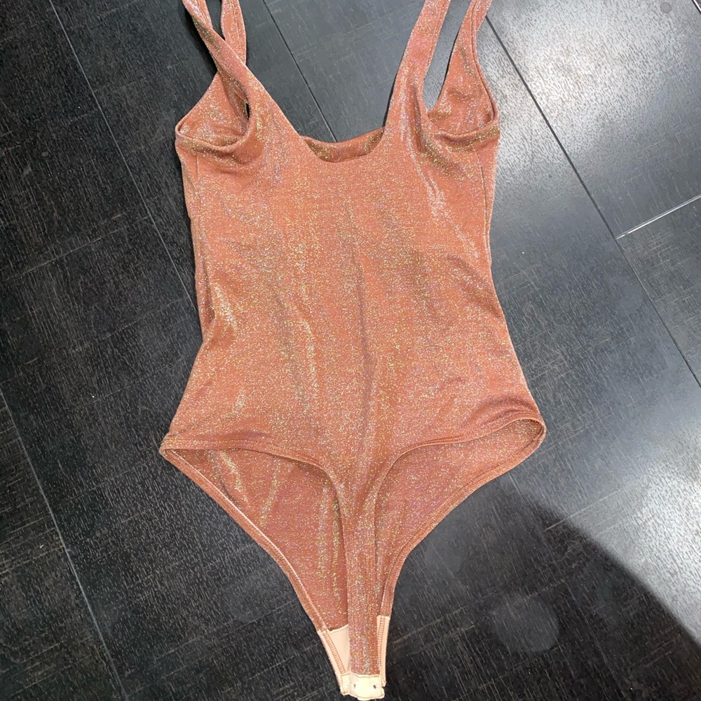 REVOLVE Iridescent Copper Bodysuit - Picture 6 of 7